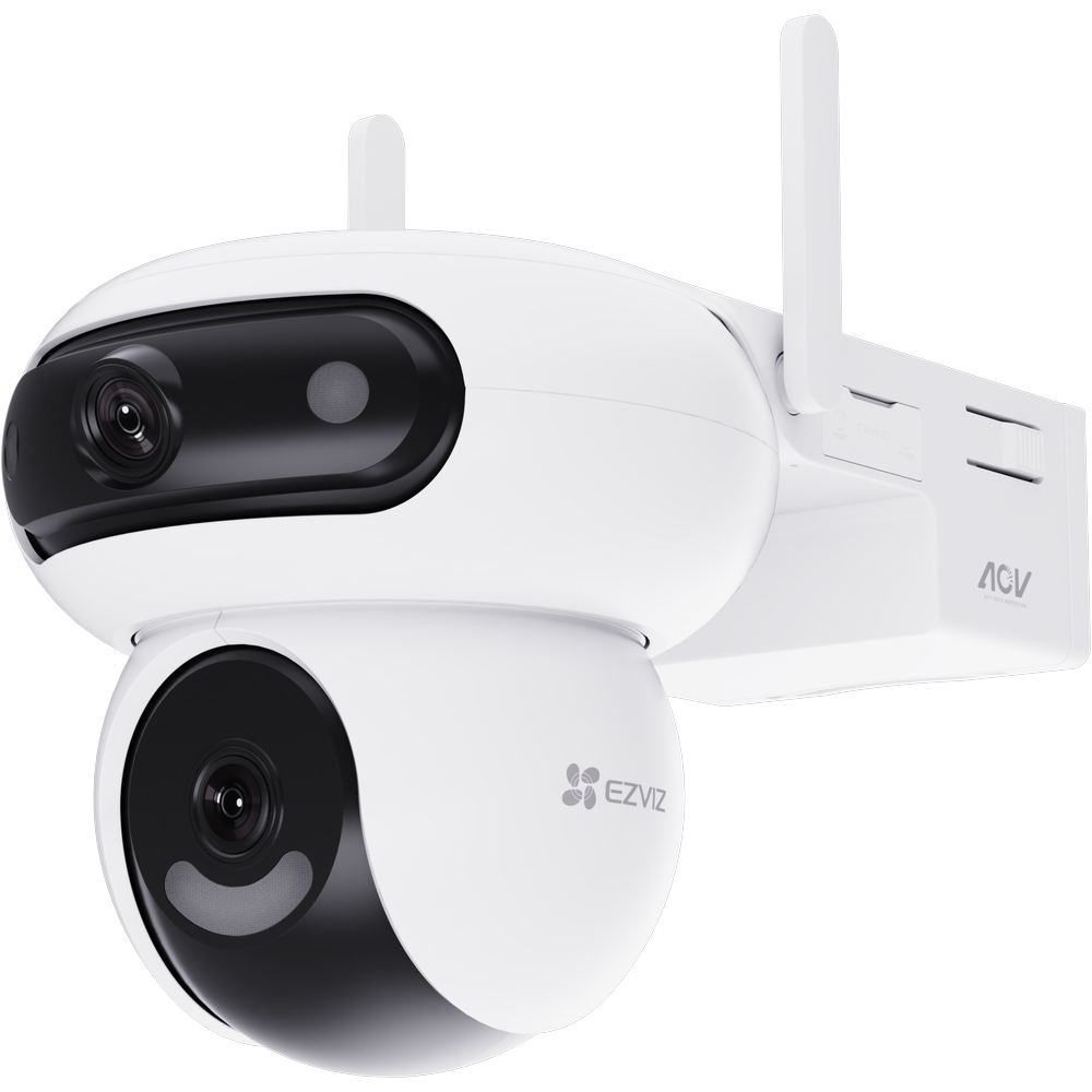 EZVIZ HB90 DUAL 3K CAMERA WITH SOLAR PANEL AND 16GB SD CARD