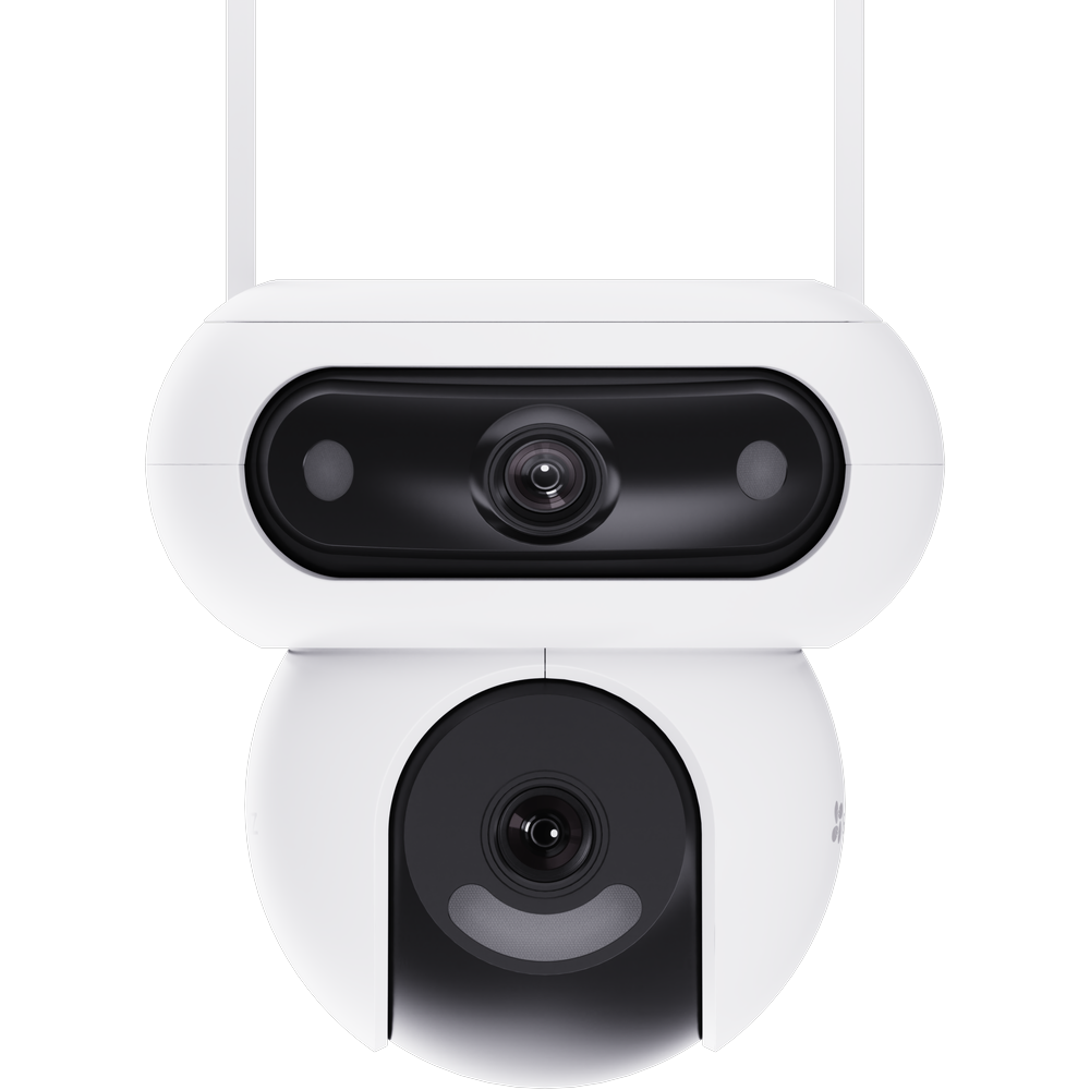 EZVIZ HB90 DUAL 3K CAMERA WITH SOLAR PANEL AND 16GB SD CARD