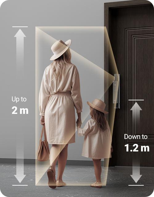EZVIZ DL50FVX Dual-Cam Face Recognition & Palm Vein Smart Lock