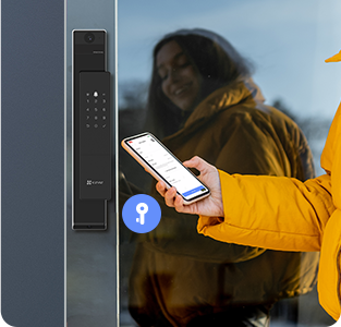 EZVIZ DL50FVX Dual-Cam Face Recognition & Palm Vein Smart Lock