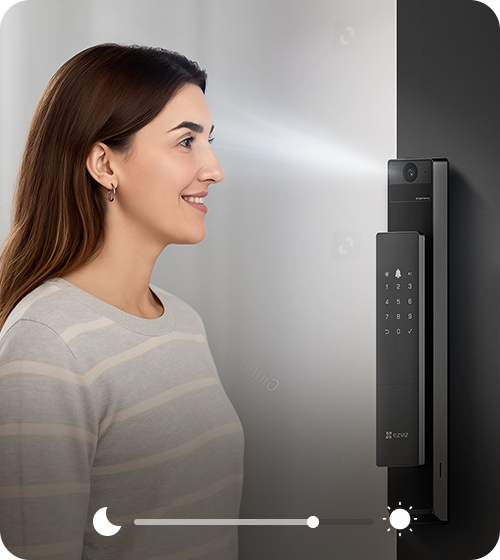 EZVIZ DL50FVX Dual-Cam Face Recognition & Palm Vein Smart Lock