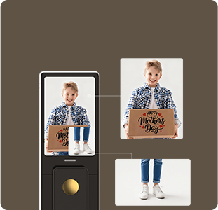 EZVIZ DL50FVX Dual-Cam Face Recognition & Palm Vein Smart Lock