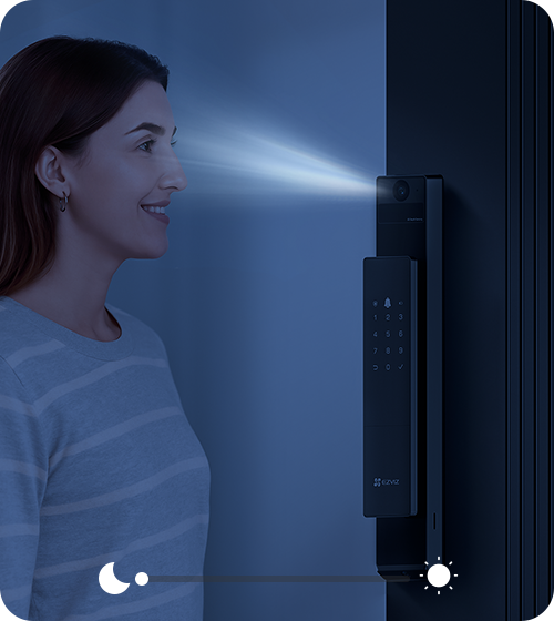 EZVIZ DL50FVX Dual-Cam Face Recognition & Palm Vein Smart Lock