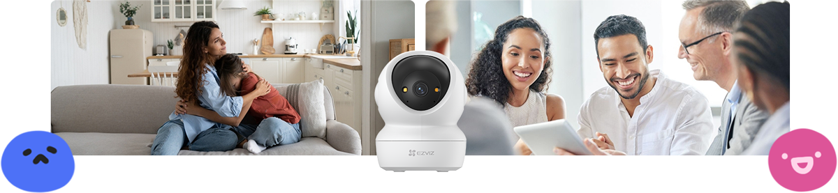 EZVIZ H6c G1 - Next-Generation Pan & Tilt Wi-Fi Smart Home Indoor Camera