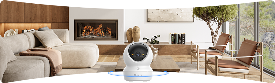 EZVIZ H6c G1 - Next-Generation Pan & Tilt Wi-Fi Smart Home Indoor Camera
