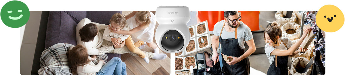 EZVIZ H6c G1 - Next-Generation Pan & Tilt Wi-Fi Smart Home Indoor Camera