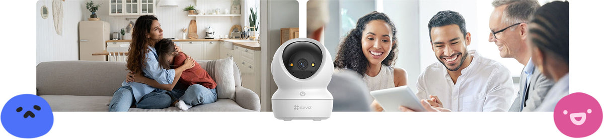 EZVIZ H6c G1 - Next-Generation Pan & Tilt Wi-Fi Smart Home Indoor Camera