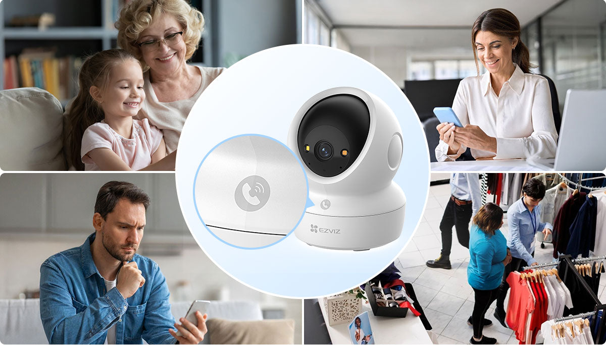 EZVIZ H6c G1 - Next-Generation Pan & Tilt Wi-Fi Smart Home Indoor Camera