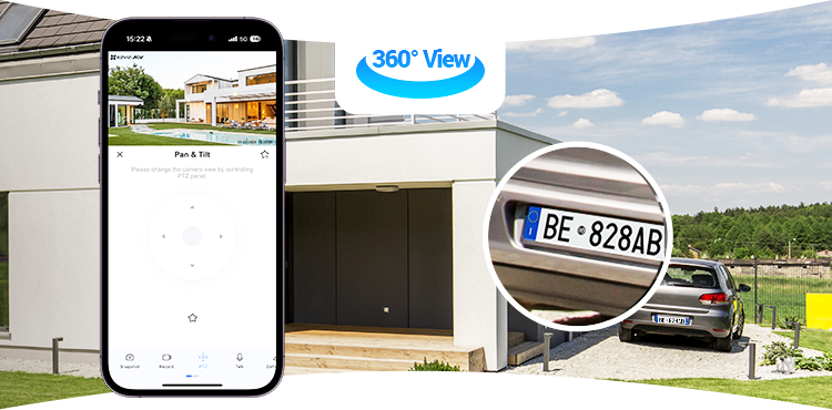 EZVIZ HB8 Pro + Solar Panel 5W - Smart Home Battery Camera Kit