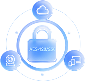 End-to-end encryption illustration